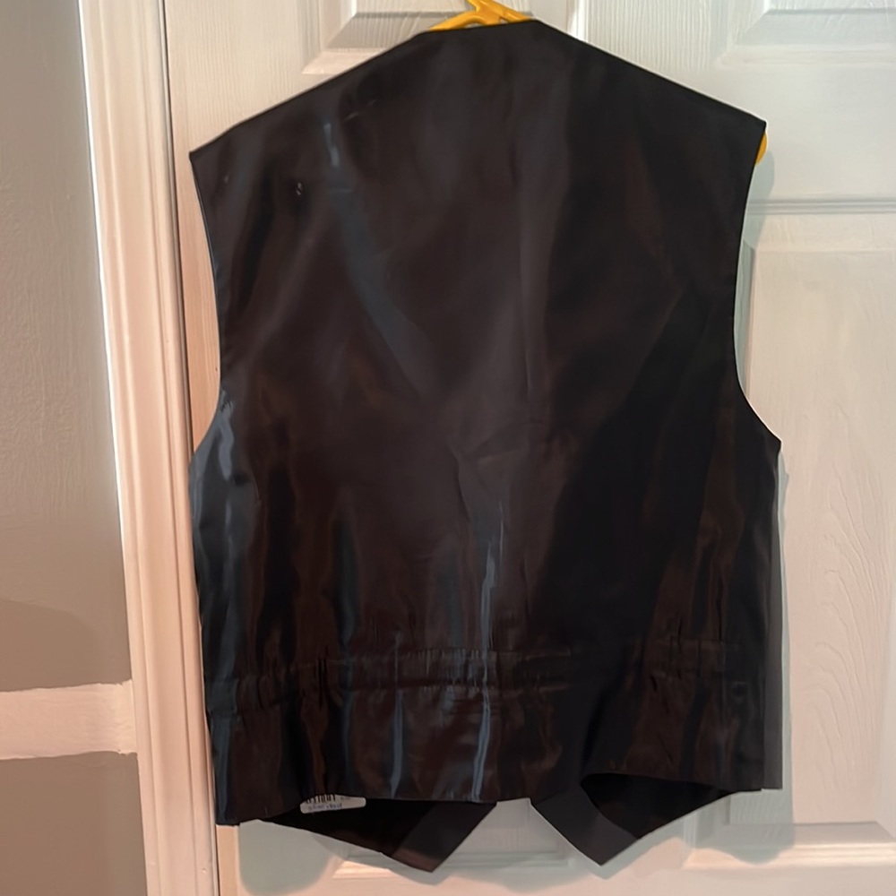 After Six Formal Linen Suit Vest - Picture 2 of 6